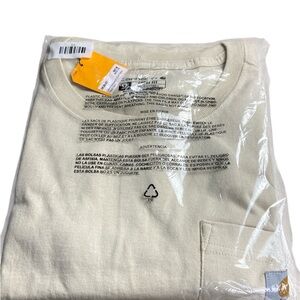 Carhartt Women’s Short Sleeve Cream Tee Size 2x NWT